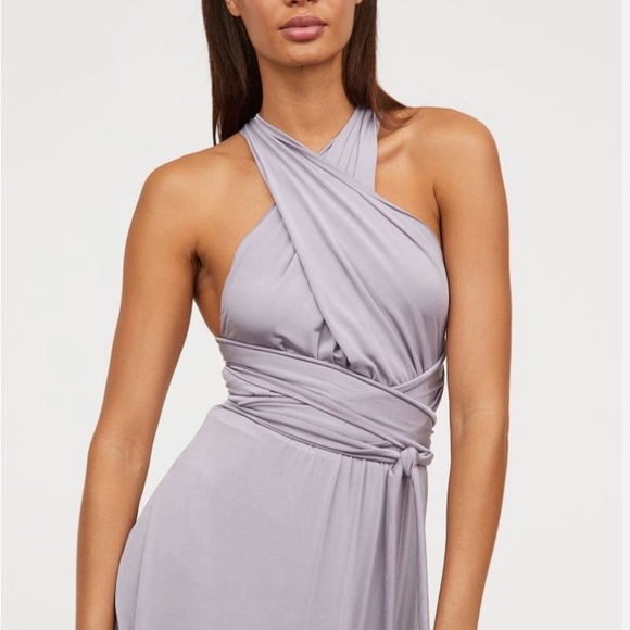 H&M multi-way bridesmaid dress, Heather purple - Picture 6 of 8